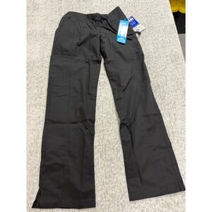 Landau‎ Classic Fit Black Scrub Pants Drawstring Medical Uniform 8385 XXS New